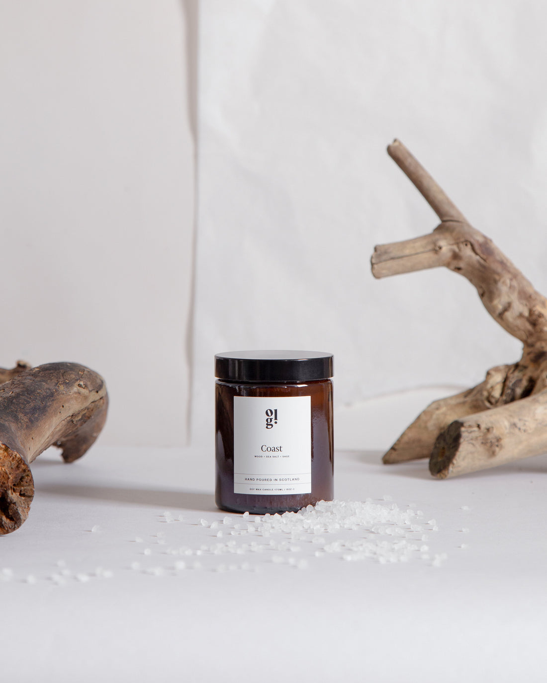 Coast | Wood, Sea salt & Sage Candle