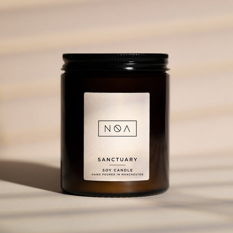 Sanctuary | Fresh Linen, Violet & Musk Candle