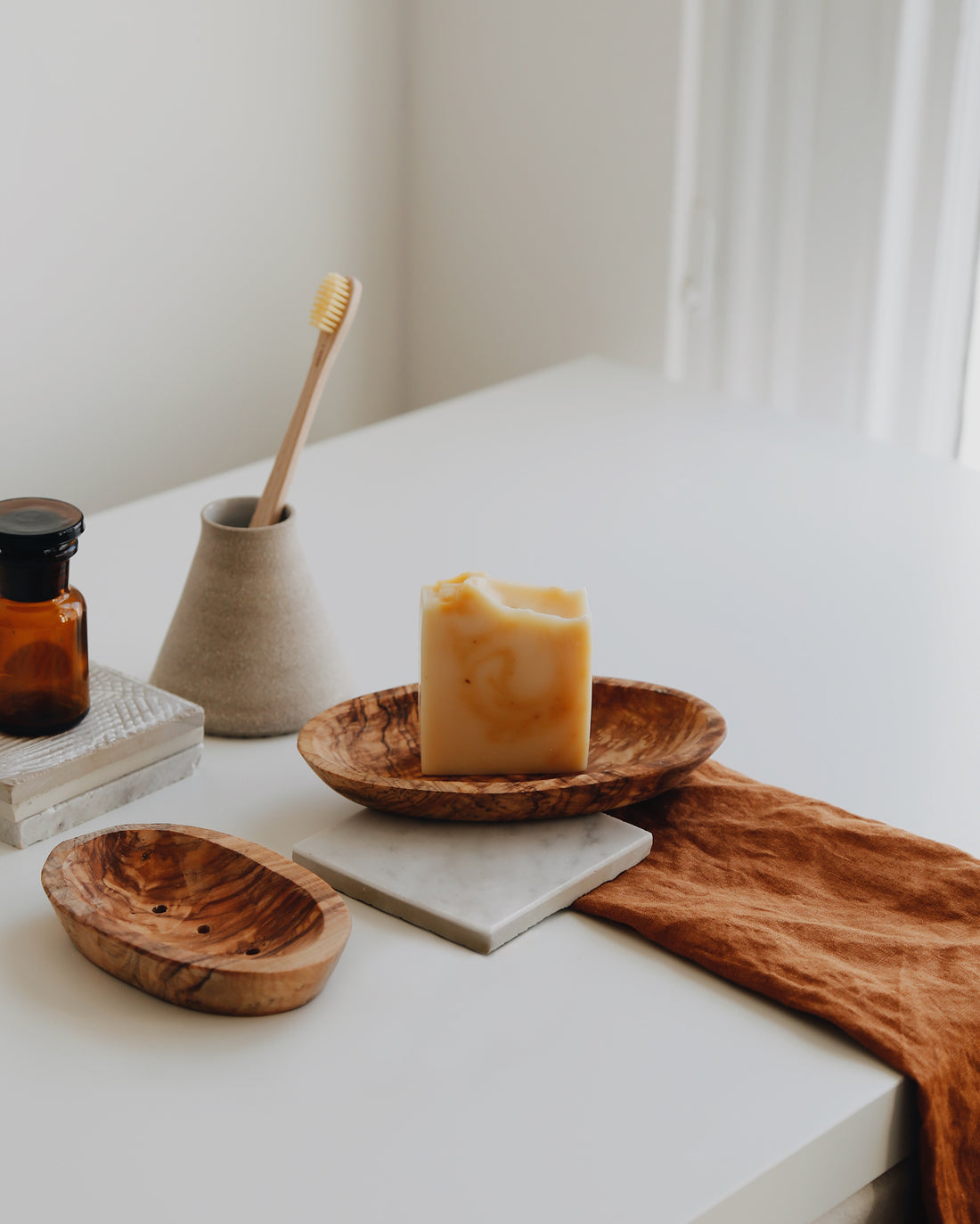 Olive Wood Soap Dish (Sustainably Sourced)