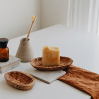 Olive Wood Soap Dish (Sustainably Sourced)